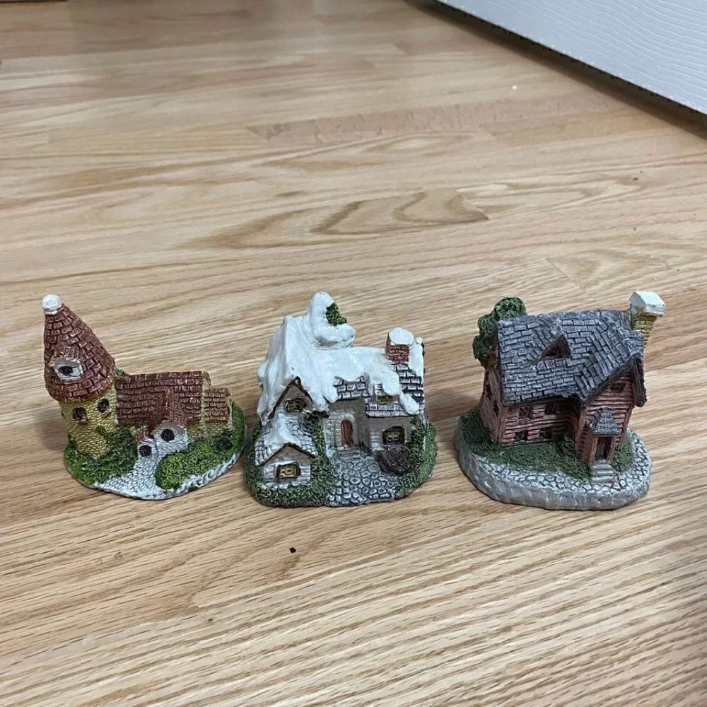 Vintage Cornwall Cottage Collection Christmas Village Bundle Ceramic House